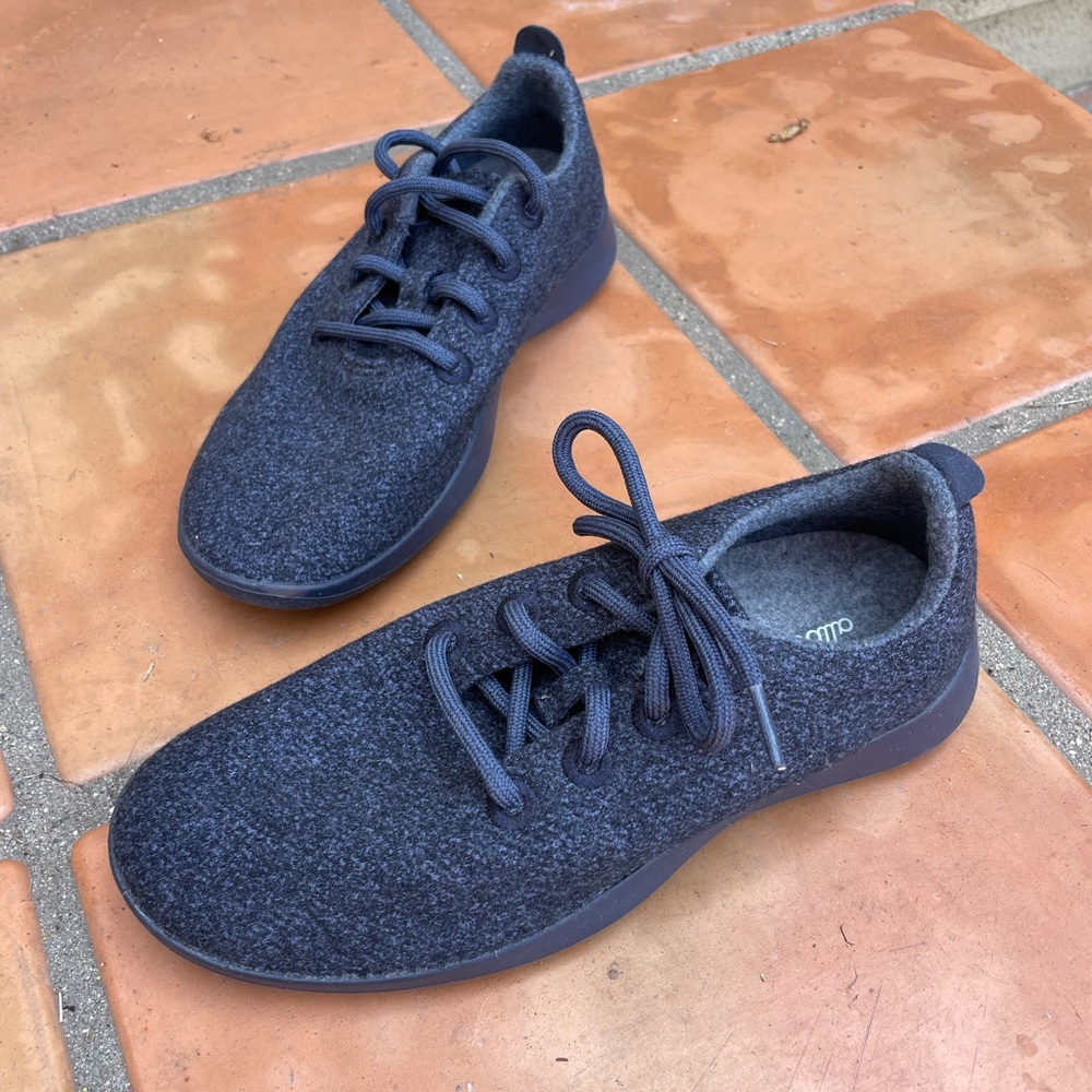 Navy Allbirds Wool Sneakers